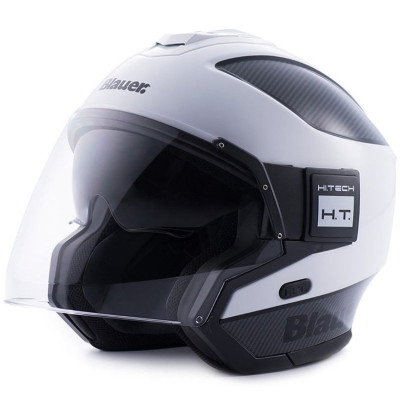 helma Blauer Solo white/carbon/black matte