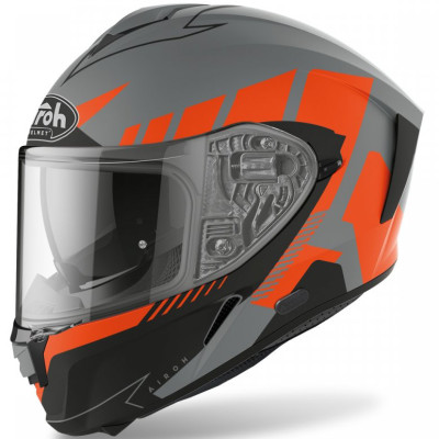 helma Airoh Spark Rise orange matte