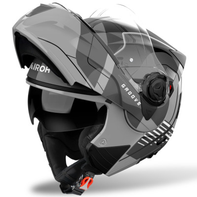 helma Airoh Specktre Groove 2025 shiny grey