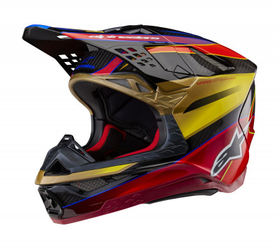 helma Alpinestars Supertech S-M10 Era 2025 gold/red
