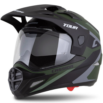helma Cassida Tour 2.0 X-tra 2025 green matte/grey/black