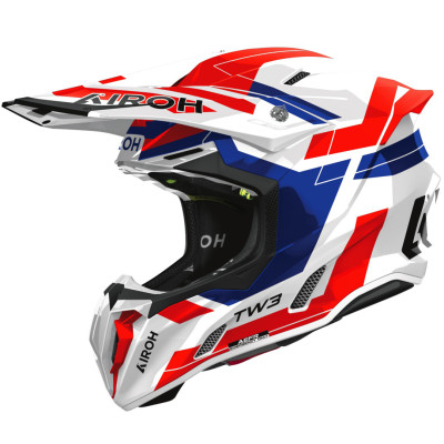 helma Airoh Twist 3 Dynasty 2026 blue/red shiny