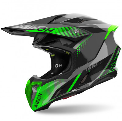 helma Airoh Twist 3 Shard 2025 shiny green