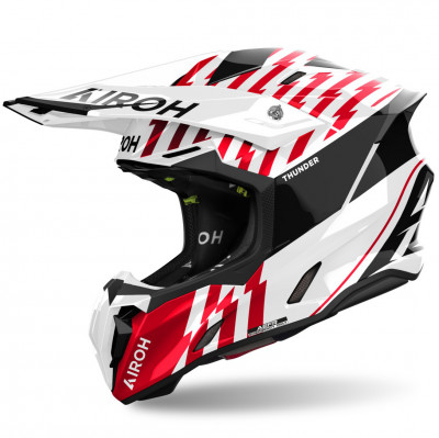 helma Airoh Twist 3 Thunder 2025 shiny red
