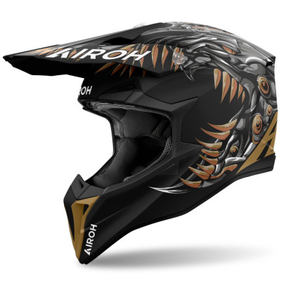 helma Airoh Wraaap Cyborg 2025 matte