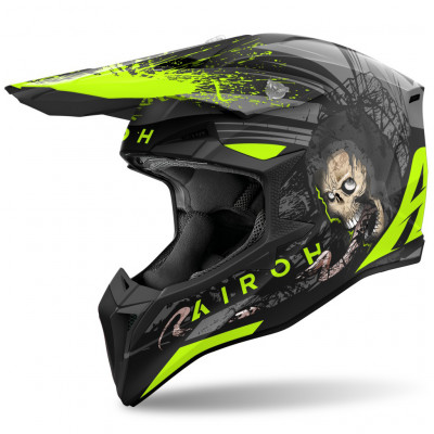 helma Airoh Wraaap Darkness 2025 matte