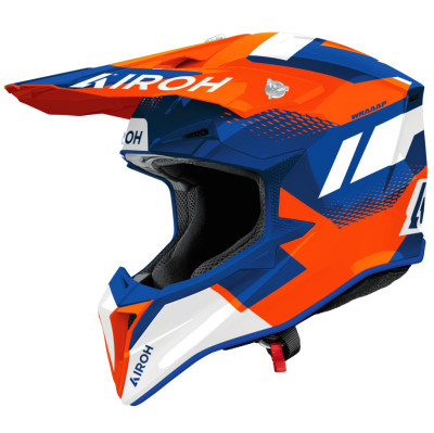helma Airoh Wraaap Vision 2026 orange/blue shiny