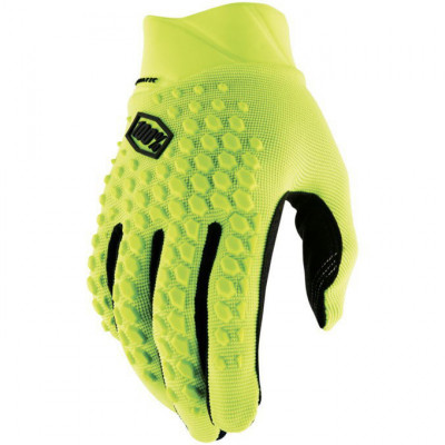 rukavice 100% Geomatic fluo yellow