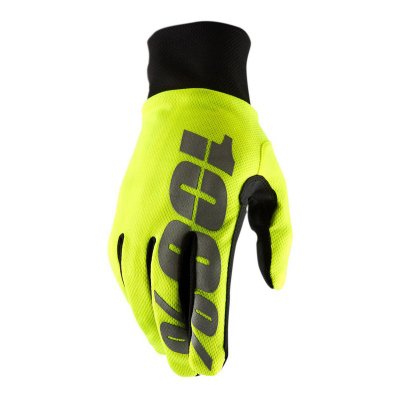 Rukavice 100% Hydromatic neon yellow