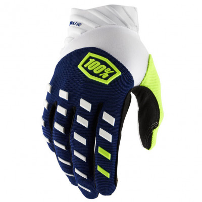 rukavice 100% Airmatic blue/white