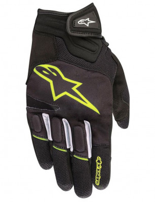 rukavice Alpinestars Atom 2025 black/yellow fluo