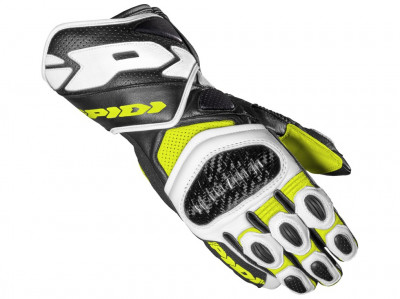 rukavice Spidi Carbo 7 yellow fluo/white/black
