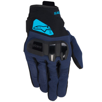 rukavice Alpinestars Chrome V2 2025 black/blue/light blue