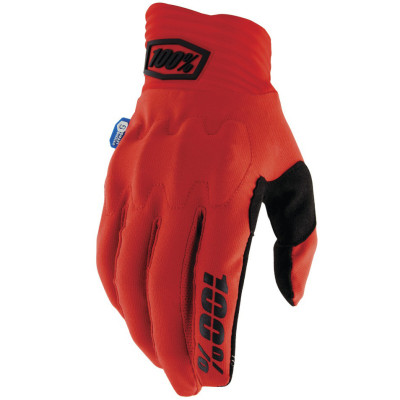 rukavice 100% Cognito Smart Shock red