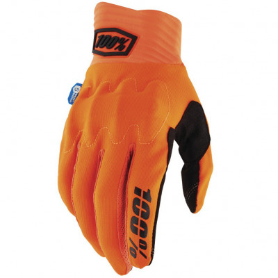 rukavice 100% Cognito Smart Shock orange fluo
