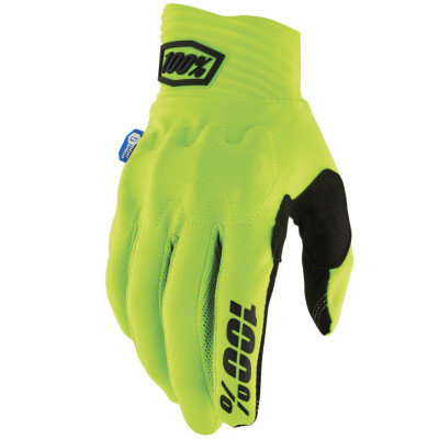rukavice 100% Cognito Smart Shock yellow fluo