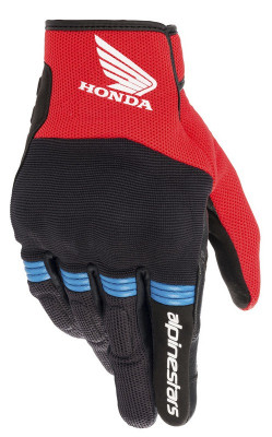 rukavice Alpinestars Coopper Honda black/red/blue