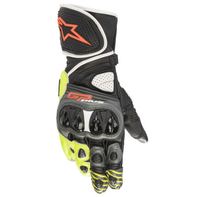 rukavice Alpinestars GP Plus R 2 grey/black/yellow fluo/red fluo/white