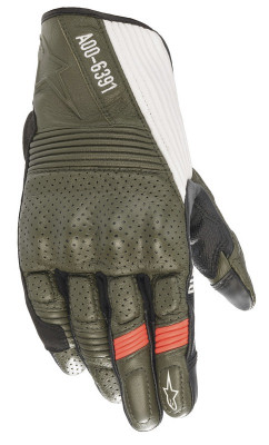 rukavice Alpinestars Kei  Diesel Jeans green/black/red/white