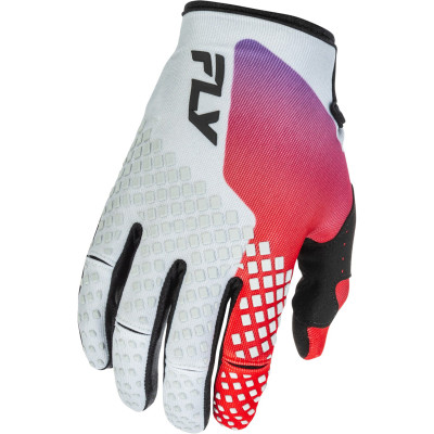 rukavice Fly Racing Kinetic USA 2026 grey/red/purple/black