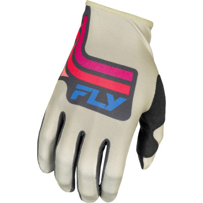 rukavice Fly Racing Lite 2025 grey/pink/blue