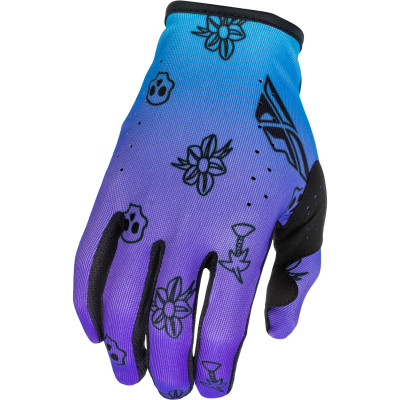 rukavice Fly Racing Lite Outline USA 2026 purple/blue/black