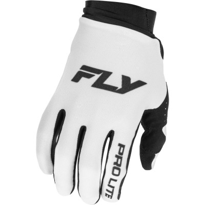 rukavice Fly Racing Pro Lite USA 2026 white/black