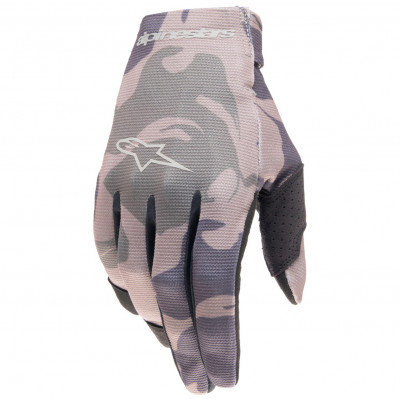 dětské rukavice Alpinestars Radar 2024 green camo/brown