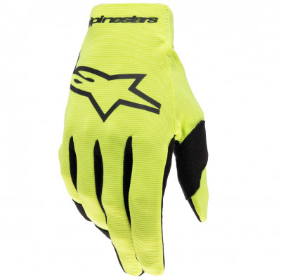 dětské rukavice Alpinestars Radar 2024 yellow fluo/black