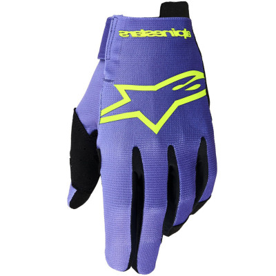 rukavice Alpinestars Radar 2026 purple/yellow fluo