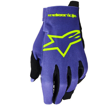 dětské rukavice Alpinestars Radar youth 2026 purple/yellow fluo