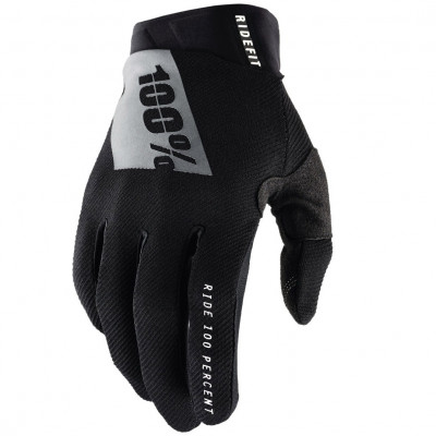 rukavice 100% Ridefit black USA
