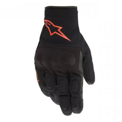 rukavice Alpinestars S Max Drystar black/red fluo
