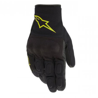 rukavice Alpinestars S Max Drystar black/yellow fluo