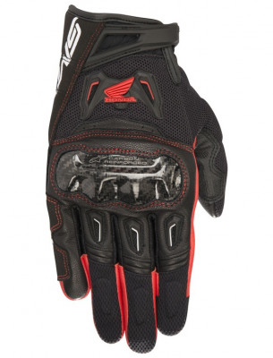rukavice Alpinestars SMX 2 Air Carbon Honda black/red