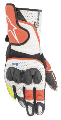 rukavice Alpinestars SP 2 white/red fluo/black