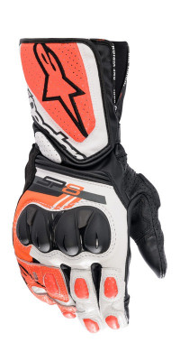 rukavice Alpinestars SP-8 white/red fluo/black 