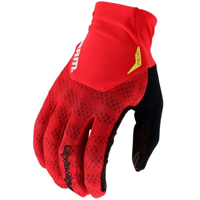 rukavice Troy Lee Designs Ace Sram shifted fiery red