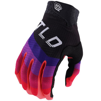 rukavice Troy Lee Designs Air Reverb black/glo red