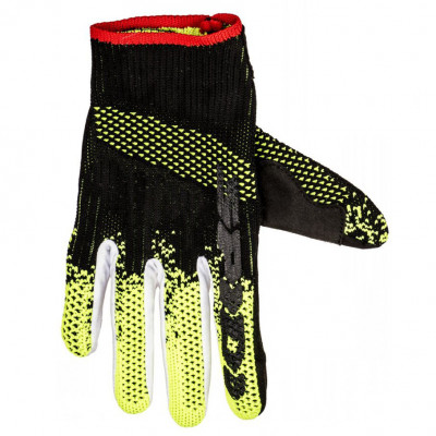 rukavice Spidi X KNIT black/yellow fluo