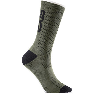 ponožky SIXS short Logo V2 army/black