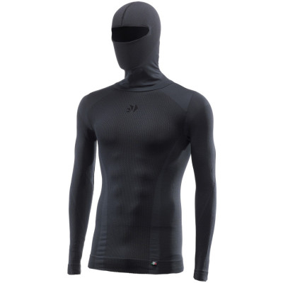 triko s kuklou SIXS TS2 DB grey/black