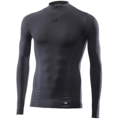 triko s dl. rukávem a stojáčkem SIXS TS3 V2 grey/black