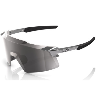 sluneční brýle 100% Aerocraft USA silver Hiper lens