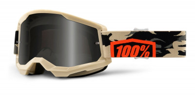 brýle 100% Strata 2 Sand Kombat smoke lens