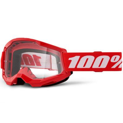 dětské brýle 100% Strata 2 Junior red clear lens