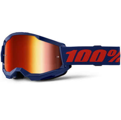 brýle 100% Strata 2 New USA Navy red lens