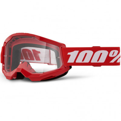 brýle 100% Strata 2 New USA Red clear lens