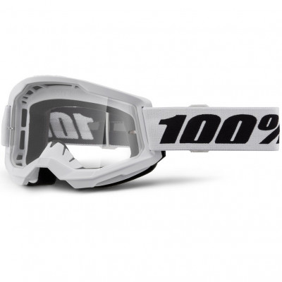 brýle 100% Strata 2 New USA White clear lens