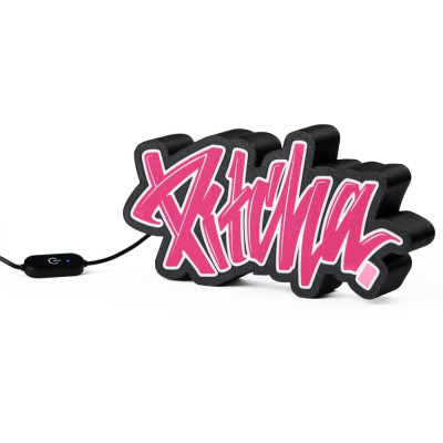 světelná reklama Pitcha LOGO neon pink